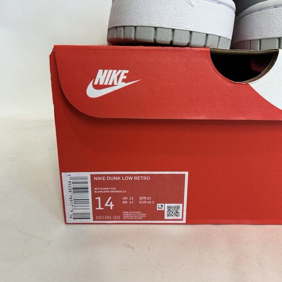 Nike Dunk Low “White Grey Fog”